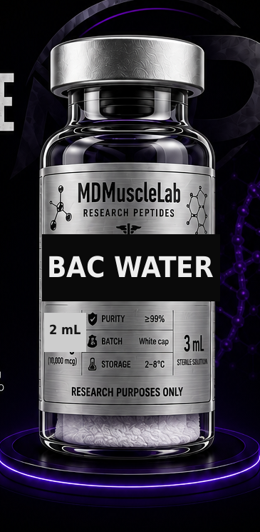 Fiole MDMuscleLab BAC WATER
