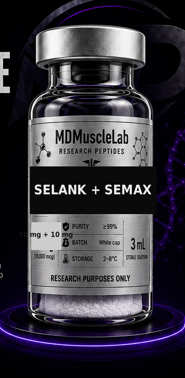 Fiole MDMuscleLab SELANK + SEMAX MIX